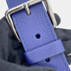 Pre Owned Louis Vuitton City Keepall Blue/White Monogram Bandana