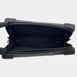 Pre Owned Louis Vuitton Soft Trunk / Wallet Noir Monogram Eclipse