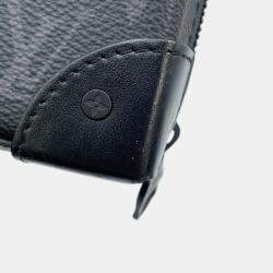Pre Owned Louis Vuitton Soft Trunk / Wallet Noir Monogram Eclipse