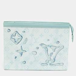 Pre Owned Louis Vuitton Monogram Aquagarden Canvas Pochette Voyage MM