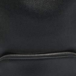 Pre Owned Louis Vuitton Black Taiga Leather Avenue Sling Bag