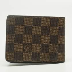 Pre Owned Louis Vuitton Damier Ebene Canvas Slender Wallet