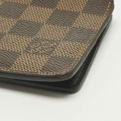 Pre Owned Louis Vuitton Damier Ebene Canvas Slender Wallet