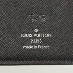 Pre Owned Louis Vuitton Monogram Eclipse Canvas Brazza Wallet