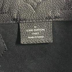 Pre Owned Louis Vuitton Monogram Empreinte With Holes Pm Tote Leather Noir Black