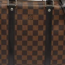 Pre Owned Louis Vuitton Damier Ebene Canvas Porte Documents Voyage PM Briefcase