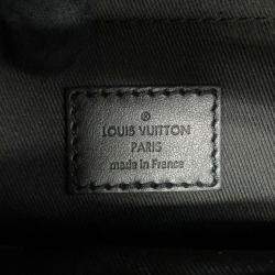Pre Owned Louis Vuitton Steamer Noir Monogram Eclipse Size Pm