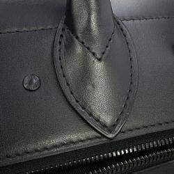 Pre Owned Louis Vuitton Steamer Noir Monogram Eclipse Size Pm