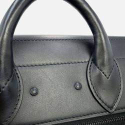 Pre Owned Louis Vuitton Steamer Noir Monogram Eclipse Size Pm