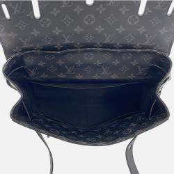 Pre Owned Louis Vuitton Steamer Noir Monogram Eclipse Size Pm