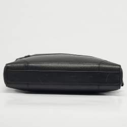 Pre Owned Louis Vuitton Black Taiga Leather Alexander Briefcase 