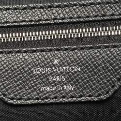 Pre Owned Louis Vuitton Black Taiga Leather Alexander Briefcase 