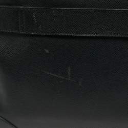 Pre Owned Louis Vuitton Black Taiga Leather Alexander Briefcase 