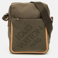 Pre Owned Louis Vuitton Terre Damier Geant Canvas Citadin Messenger Bag