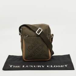 Pre Owned Louis Vuitton Terre Damier Geant Canvas Citadin Messenger Bag