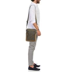 Pre Owned Louis Vuitton Terre Damier Geant Canvas Citadin Messenger Bag