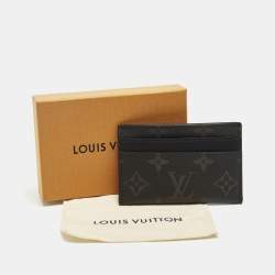 Pre Owned Louis Vuitton Monogram Eclipse Canvas Double Card Holder