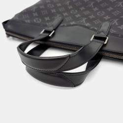 Pre Owned Louis Vuitton Black PVC Eclipse Explorer Briefcase