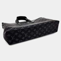 Pre Owned Louis Vuitton Black PVC Eclipse Explorer Briefcase