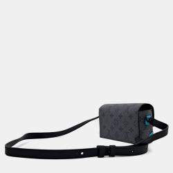 Pre Owned Louis Vuitton Grey PVC Steamer Wearable Wallet