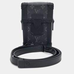 Pre Owned Louis Vuitton Black Canvas Vertical Trunk Wearable Wallet