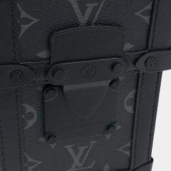 Pre Owned Louis Vuitton Black Canvas Vertical Trunk Wearable Wallet