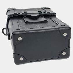 Pre Owned Louis Vuitton Black Canvas Vertical Trunk Wearable Wallet