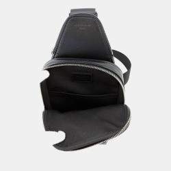 Pre Owned Louis Vuitton Avenue Sling Bag Noir Monogram Eclipse Size Pm