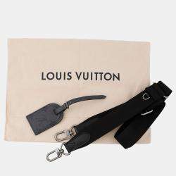 Pre Owned Louis Vuitton Keepall Bandouliere Noir Monogram Eclipse Monogram Eclipse Reverse Size 25