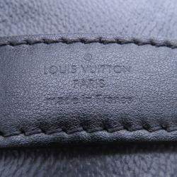 Pre Owned Louis Vuitton Keepall Bandouliere Noir Monogram Eclipse Monogram Eclipse Reverse Size 25