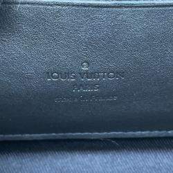 Pre Owned Louis Vuitton Alpha Wearable Wallet Noir Grained Calf Leather Lv Aerogram