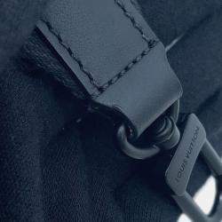 Pre Owned Louis Vuitton Alpha Wearable Wallet Noir Grained Calf Leather Lv Aerogram