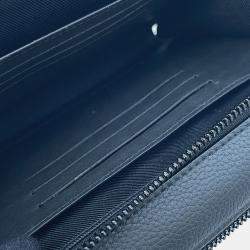 Pre Owned Louis Vuitton Alpha Wearable Wallet Noir Grained Calf Leather Lv Aerogram