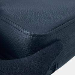 Pre Owned Louis Vuitton Alpha Wearable Wallet Noir Grained Calf Leather Lv Aerogram