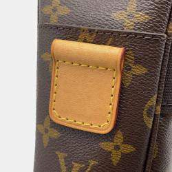 Pre Owned Louis Vuitton Horizon Briefcase Brown Monogram