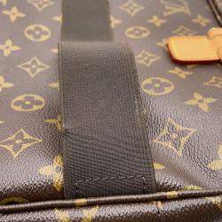 Pre Owned Louis Vuitton Horizon Briefcase Brown Monogram