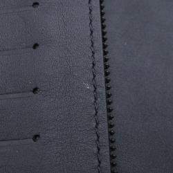 Pre Owned Louis Vuitton Portefeuille Brazza Noir Monogram Shadow