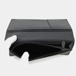 Pre Owned Louis Vuitton Portefeuille Brazza Noir Monogram Shadow