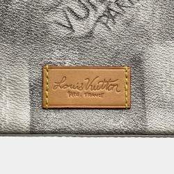 Pre Owned Louis Vuitton Trio Messenger Gray Damier Salt