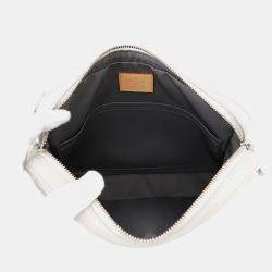 Pre Owned Louis Vuitton Trio Messenger Gray Damier Salt