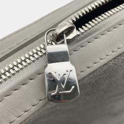 Pre Owned Louis Vuitton Trio Messenger Gray Damier Salt