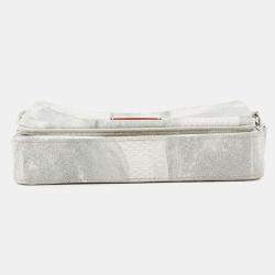 Pre Owned Louis Vuitton Trio Messenger Gray Damier Salt