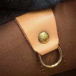 Pre Owned Louis Vuitton Keepall Bandouliere Brown Monogram Size 55
