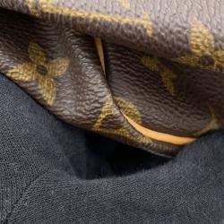 Pre Owned Louis Vuitton Keepall Bandouliere Brown Monogram Size 55