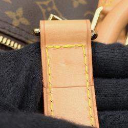 Pre Owned Louis Vuitton Keepall Bandouliere Brown Monogram Size 55