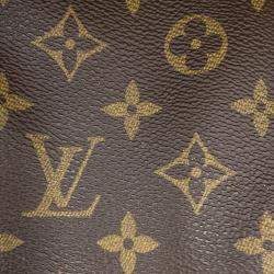 Pre Owned Louis Vuitton Keepall Bandouliere Brown Monogram Size 55