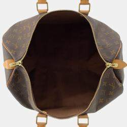 Pre Owned Louis Vuitton Keepall Brown Monogram Size 45