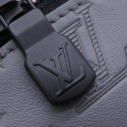 Pre Owned Louis Vuitton Discovery Bumbag Gray Monogram Shadow Size Pm