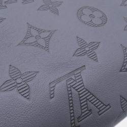 Pre Owned Louis Vuitton Discovery Bumbag Gray Monogram Shadow Size Pm