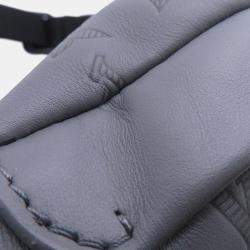 Pre Owned Louis Vuitton Discovery Bumbag Gray Monogram Shadow Size Pm